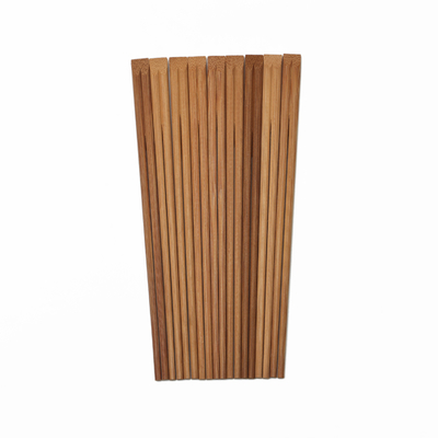 Kahverengi veya Karbonize Renkli Bambu Yemek Çubukları 21cm/24cm 4.8mm-5.0mm