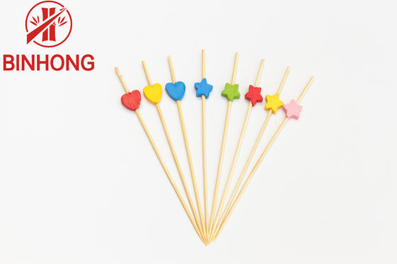 % 100 Doğal Bambu AB Sınıfı 7cm Boncuklu Kürdan