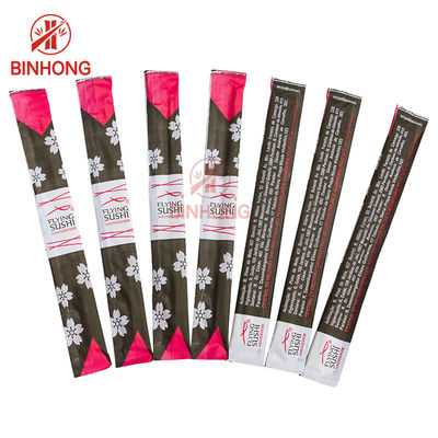 Tek Tek Sarılmış Tensoge Bambu 23cm Özel Logo Çubuklarını