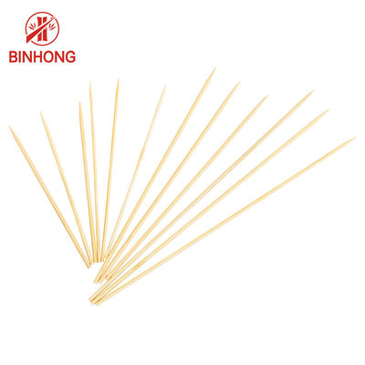 Çevre Dostu Özel Logo 7cm Barbekü Bambu Çubukları