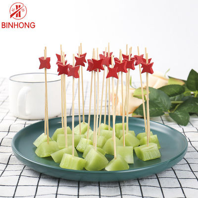Restoran İçin Kaynaklı 10.5cm Bambu Düğüm Kürdan