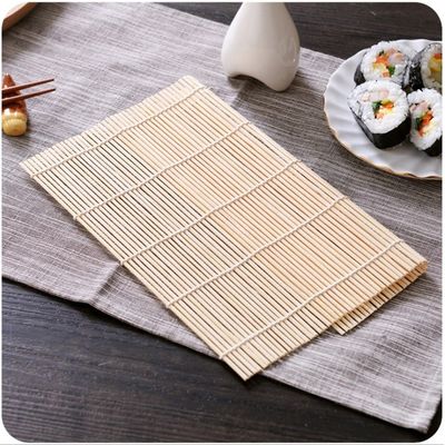 Dayanıklı Doğal Renk 27cm Bambu Rolling Mat