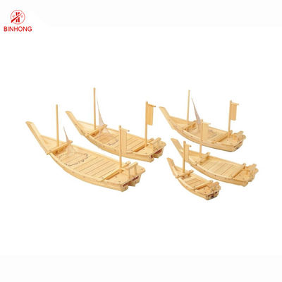 Sürdürülebilir Lazer Logo 50cm Bambu Sushi Boat