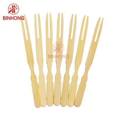 Tek kullanımlık Moso Bamboo 9cm Meyve Şiş Çubukları