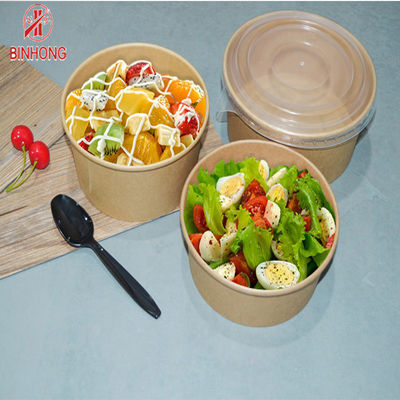 Yüksek Sıcaklık Dayanımı SGS 1100ml Fast Food Kapları