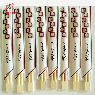 Restoran için Tensoge Çin Bambu Çubuklarını ， yarım kağıt sarma