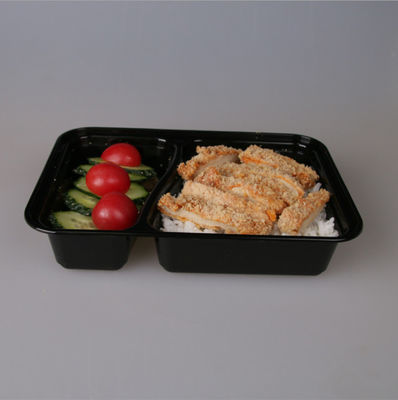 Dikdörtgen Plastik Take Away Kutusu Tek Kullanımlık Kaymaz 650ml