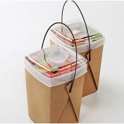 Özelleştirilmiş Tek Kullanımlık Paket Servis Ambalaj Kutuları Bardak Şekilli Erişte Ambalaj Kutuları