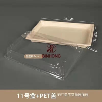 Kağıt Suşi Paket Servis Kutusu Biyobozunur Çevre Dostu