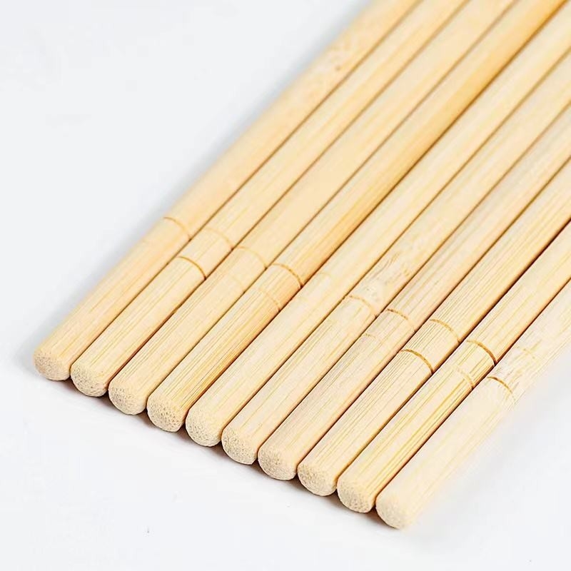 Toplu Tek Kullanımlık Çubuklar Doğal Bambu Yuvarlak Çubuklar 20cm