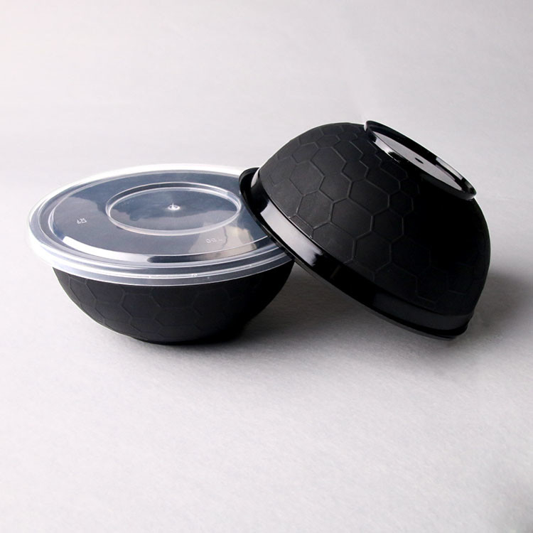 Çevre Dostu Tek Kullanımlık Plastik Gıda Saklama Kabı Kapaklı Bento Kutusu