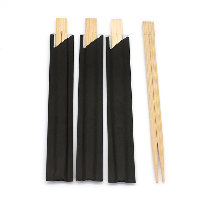 Tek kullanımlık yemek çubukları normal bambu ve kömürleşmiş bambu