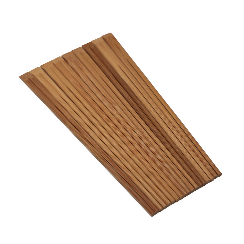 Kahverengi veya Karbonize Renkli Bambu Yemek Çubukları 21cm/24cm 4.8mm-5.0mm