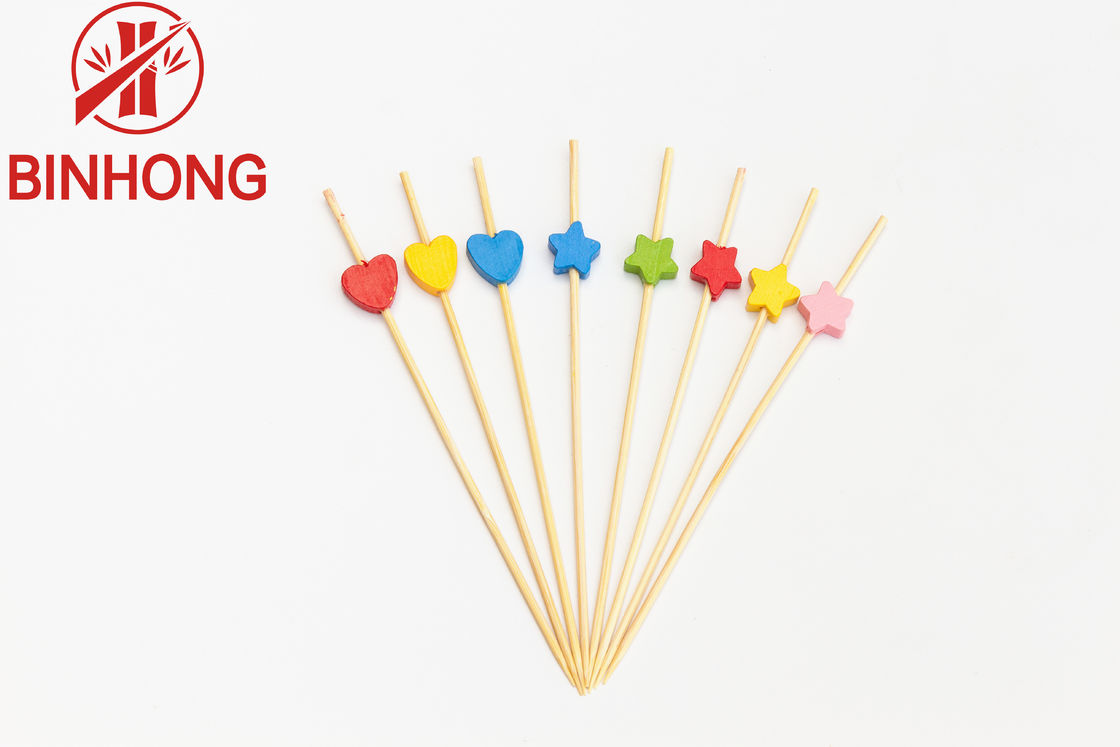 % 100 Doğal Bambu AB Sınıfı 7cm Boncuklu Kürdan