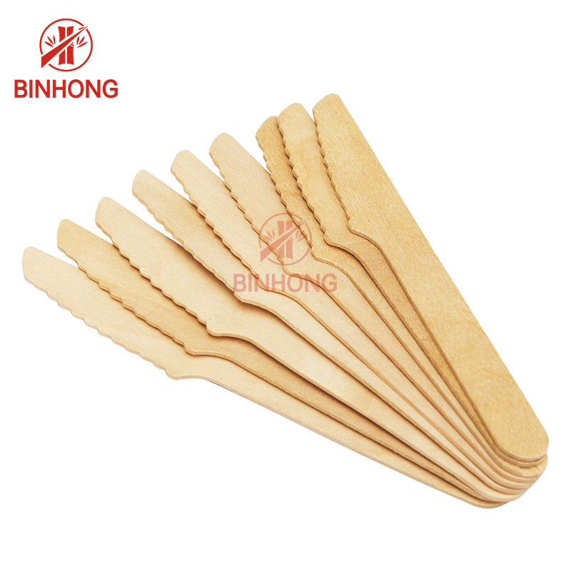 Sürdürülebilir Doğal Renkli 11cm Tek Kullanımlık Ahşap Kaşıklık