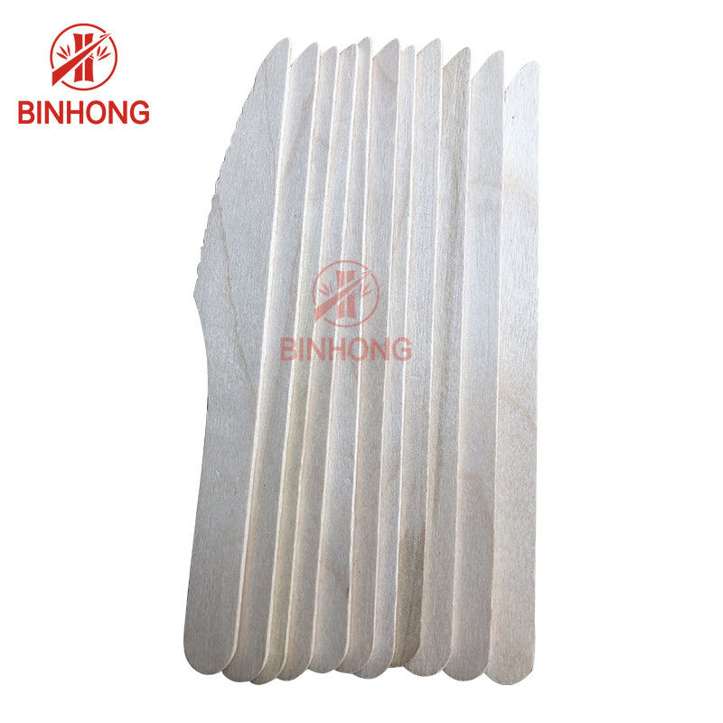 Sürdürülebilir Doğal Renkli 11cm Tek Kullanımlık Ahşap Kaşıklık