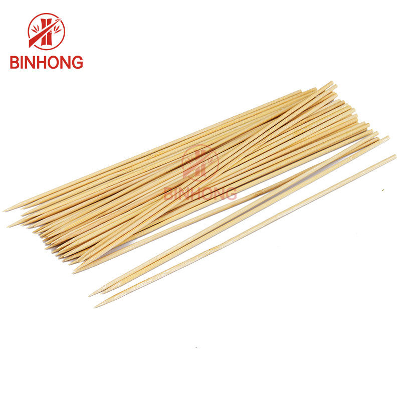 Yuvarlak A Sınıfı Kalınlık 2.5mm Barbekü Bambu Şişleri
