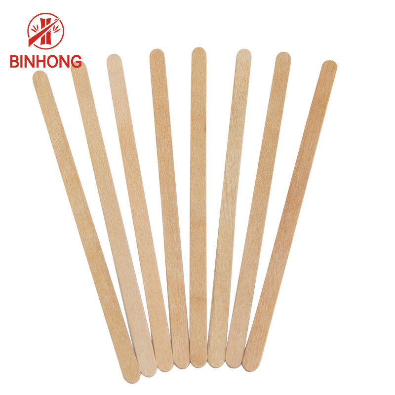 Birch Nature Color 114mm Ahşap Karıştırma Çubukları