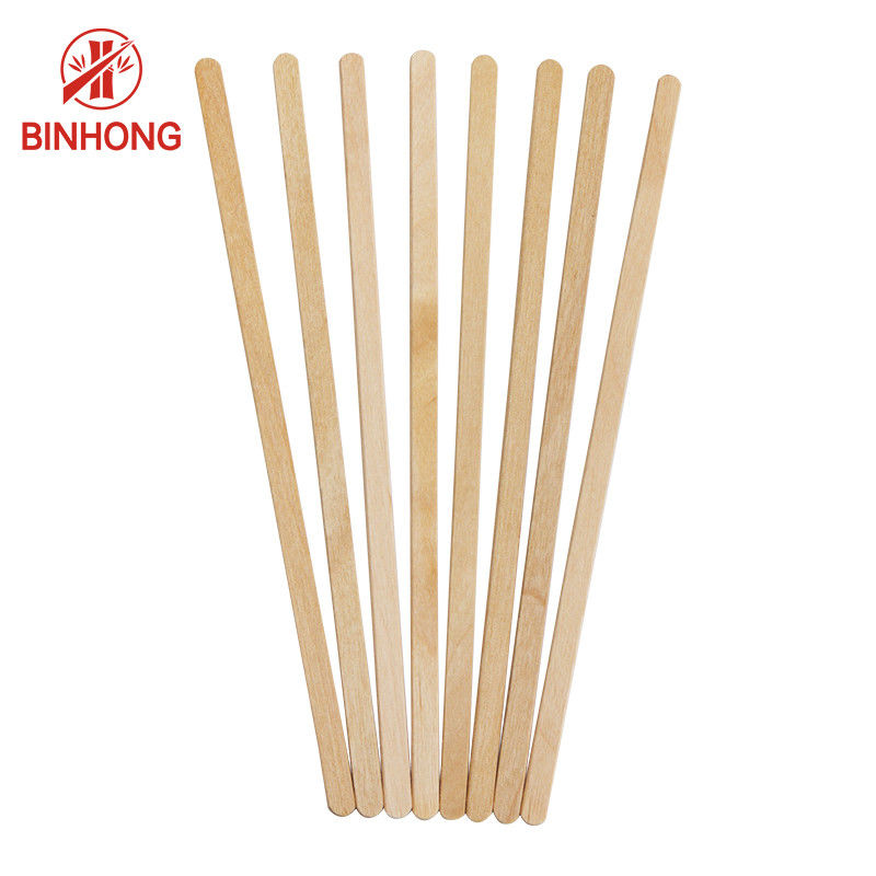 Birch Nature Color 114mm Ahşap Karıştırma Çubukları