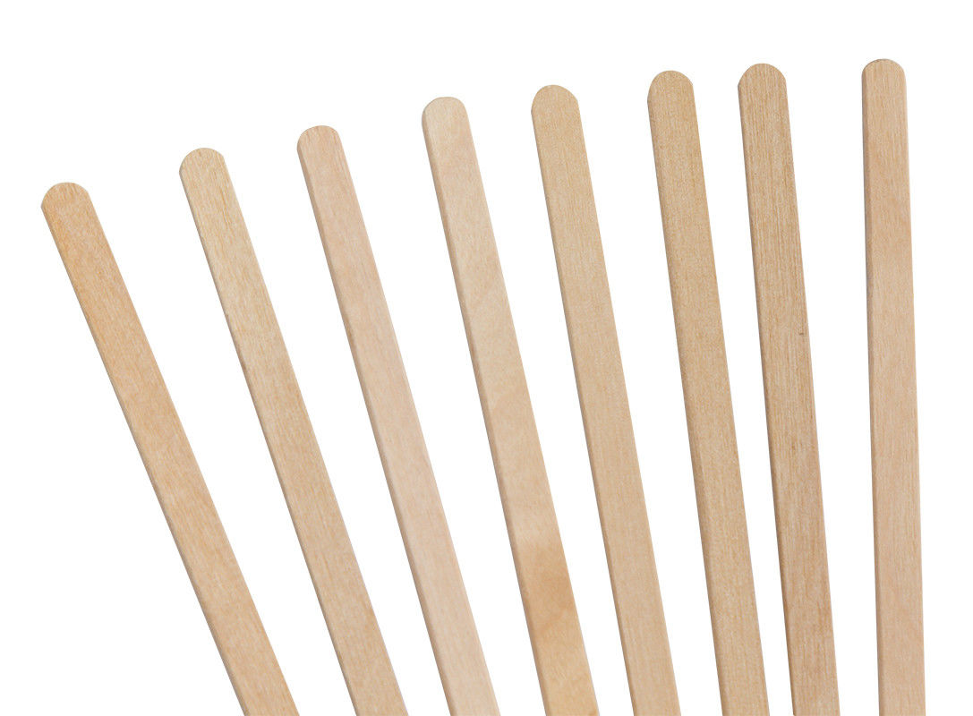 Birch Nature Color 114mm Ahşap Karıştırma Çubukları