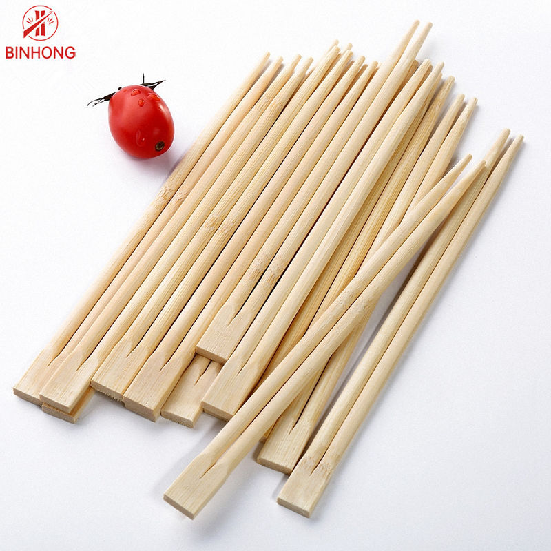 Yarım Kağıt Sarılmış Binhongbamboo ile 24CM TWINS Tek Kullanımlık Bambu Çubuklar