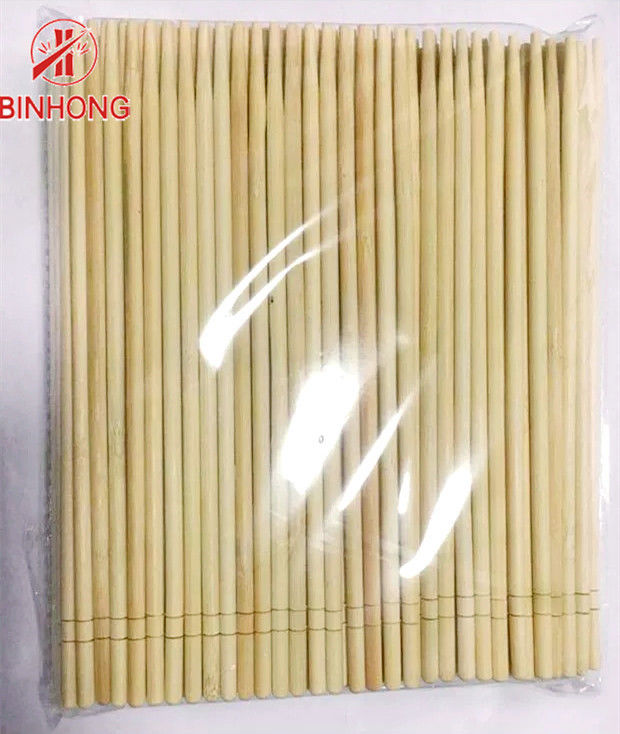 Doğal Bambu Yuvarlak 5.0mm * 20cm Özel Logo Çubuklarını
