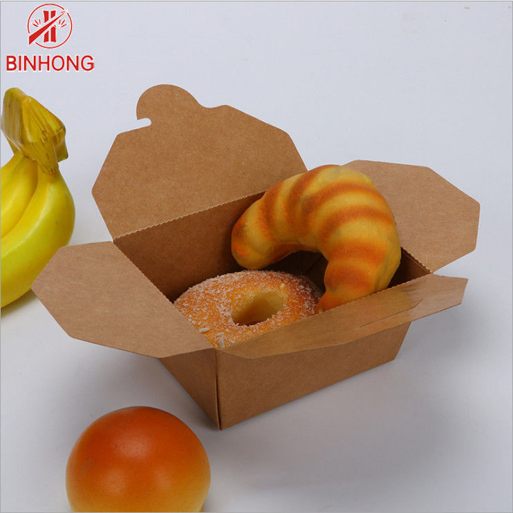 Tek Kullanımlık Özel Yapılmış 33oz Çevre Dostu Paket Servis Kutuları