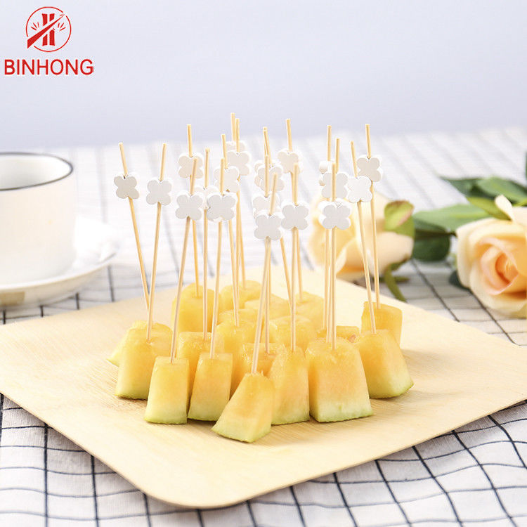 Özelleştirilebilir 0.065kg 12CM Ahşap Yemek Şişleri