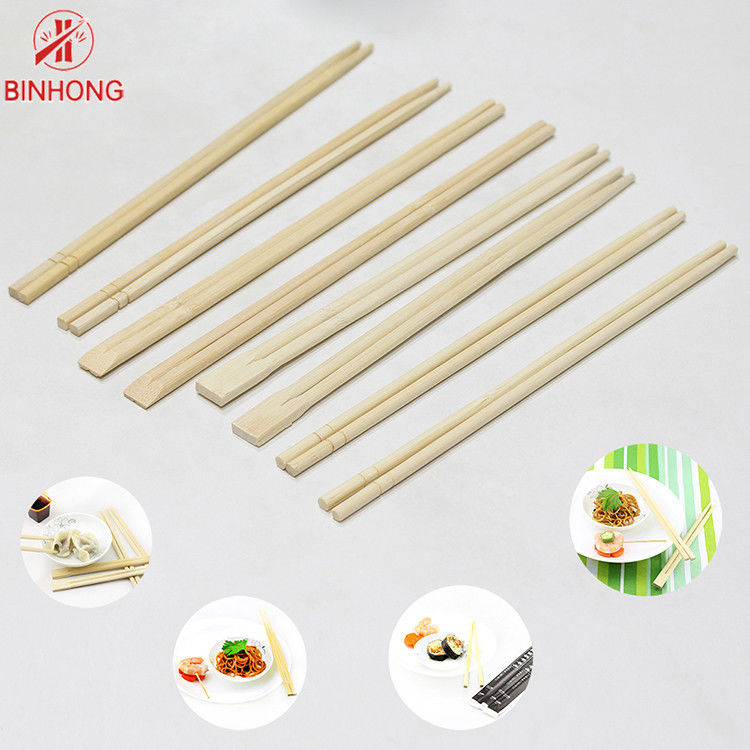 Çin Yemeği için yarım kağıt sarılı 21CM TWINS Dispossiable Bambu Çubuklarını