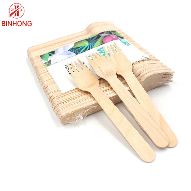Biyobozunur Birchwood 14cm Tek Kullanımlık Ahşap Kaşıklık