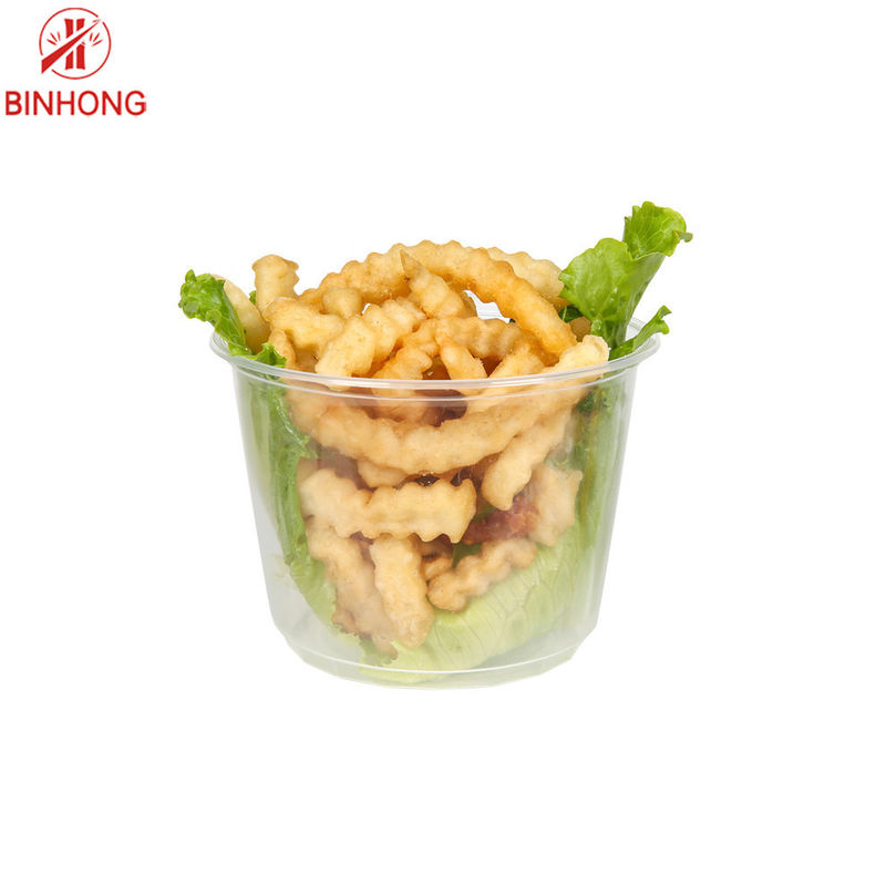 Daldırma Sos için Mini Yuvarlak 0.5 OZ Tek Kullanımlık Plastik Bardak