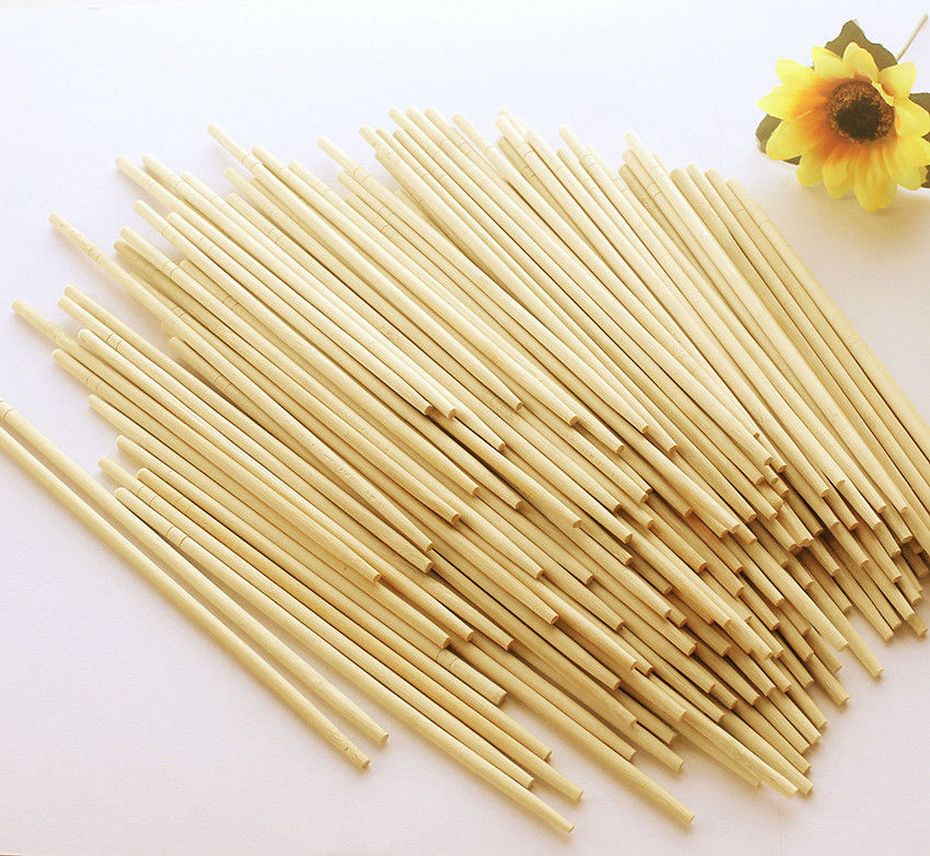 Okul İçin Güvenli 19.5cm Tek Kullanımlık Bambu Çubuklarını