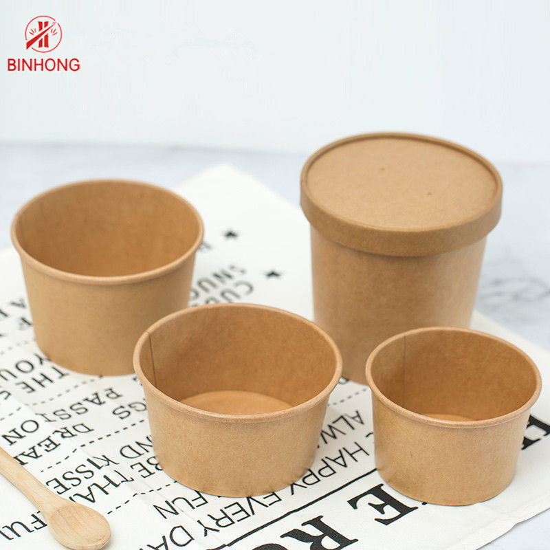 Tek Duvar Kraft Kağıdı Take Away Kutusu Tek Kullanımlık 750ml