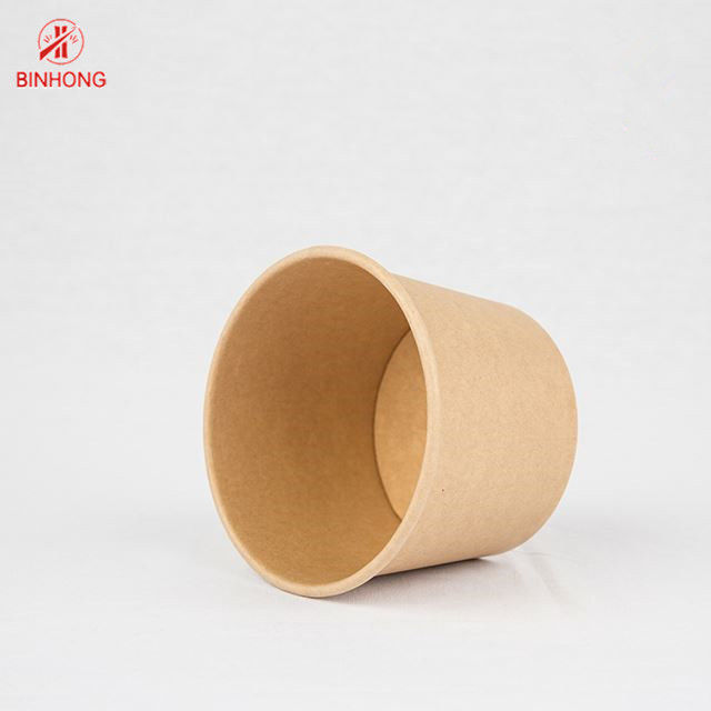 Çevre Dostu 16oz Tek Kullanımlık Kağıt Kaplar Kapaklı
