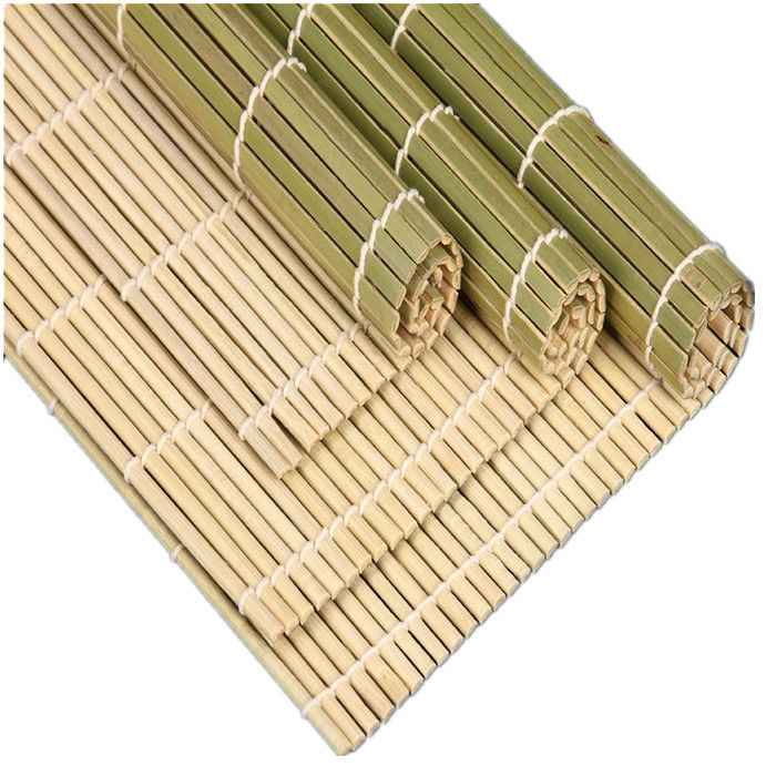 Evde Kullanım Sterilize Bambu 30 * 40cm Sushi Rolling Mat