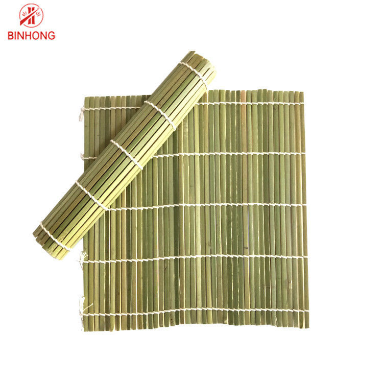 Evde Kullanım Sterilize Bambu 30 * 40cm Sushi Rolling Mat