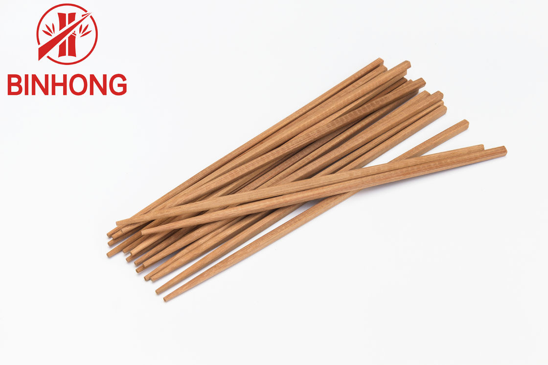 Kömürleşmiş ISO9001 24cm Bambu Yemek Çubukları Restoranı