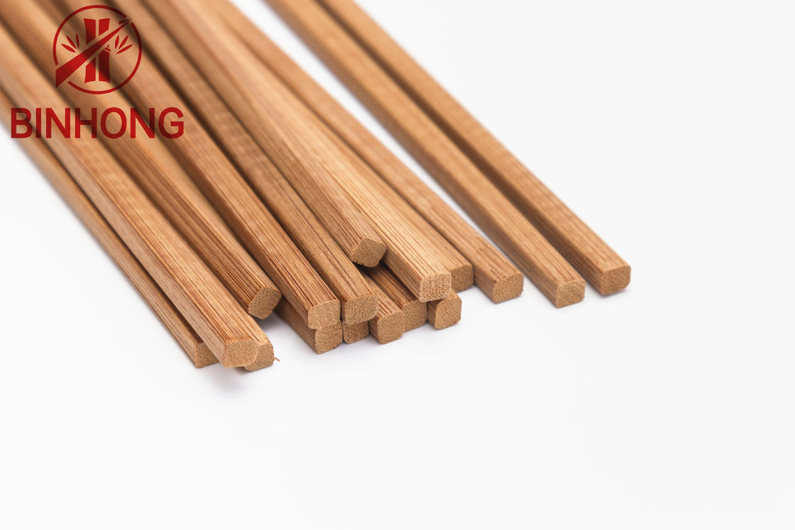 Kömürleşmiş 24cm Kare Tek Kullanımlık Bambu Yemek Çubukları