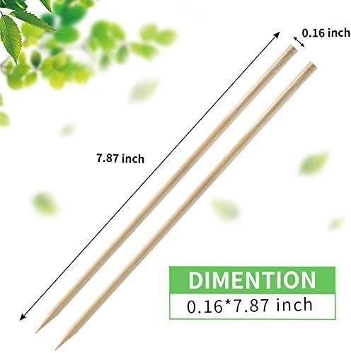 Mao Bamboo Sharp Point 30cm Düz Kebap Şişleri