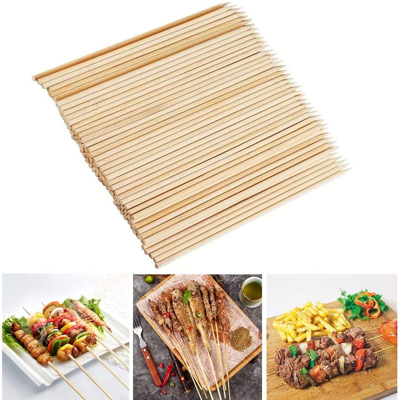 Mao Bamboo Sharp Point 30cm Düz Kebap Şişleri