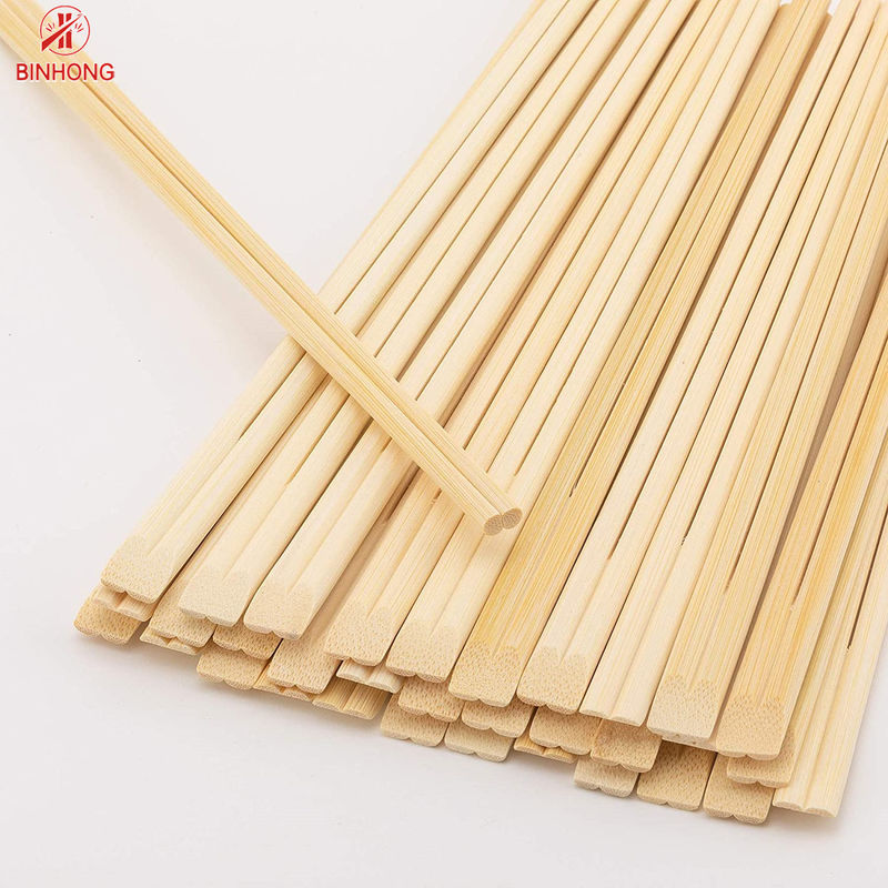 Tek kullanımlık Bambu Tensoge Çubuklarını Biyobozunur Restoran Çubuklarını
