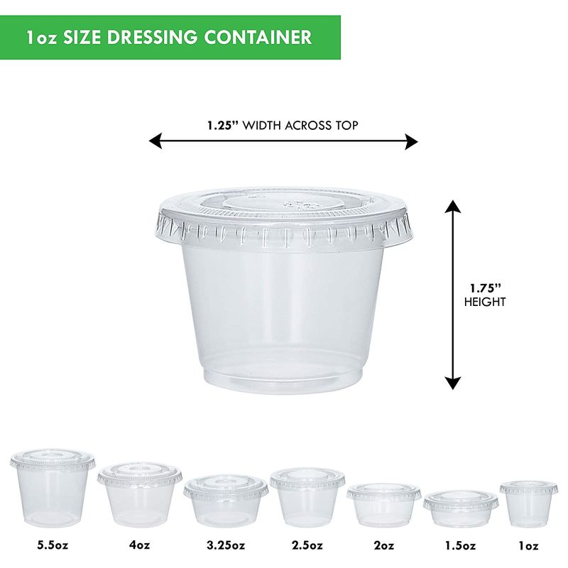 Çeşni için OEM 1oz Tek Kullanımlık Plastik Bardak