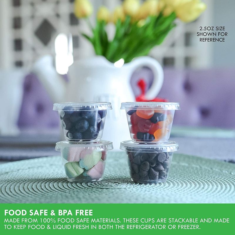 Çeşni için OEM 1oz Tek Kullanımlık Plastik Bardak