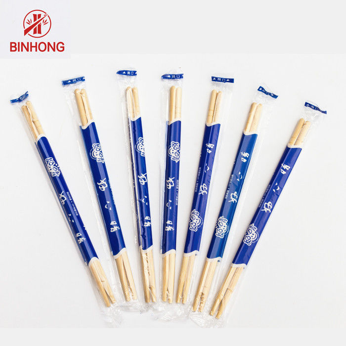 Yuvarlak Tek Kullanımlık 4.5mm × 20cm Yuvarlak Bambu Yemek Çubukları