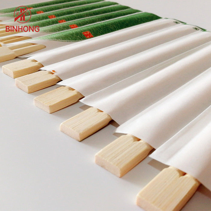 Japon Tek Kullanımlık Yuvarlak Bambu Yemek Çubukları Kompostlanabilir Özel Logo 18cm