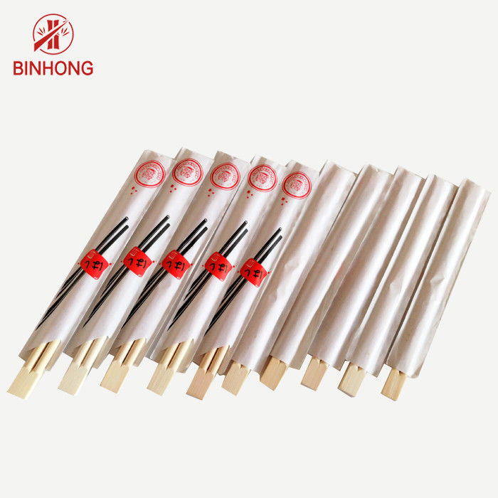 Paket Servisi için OPP sarılmış Tek Kullanımlık Bambu Çubuklarını
