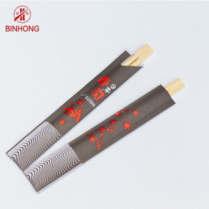 Kağıt Kılıflı Tek Kullanımlık 21cm Bambu Suşi Yemek Çubukları