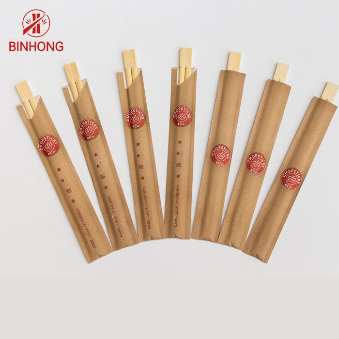 Paket Servisi için OPP sarılmış Tek Kullanımlık Bambu Çubuklarını