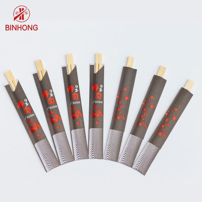 Kağıt Kılıflı Tek Kullanımlık 21cm Bambu Suşi Yemek Çubukları