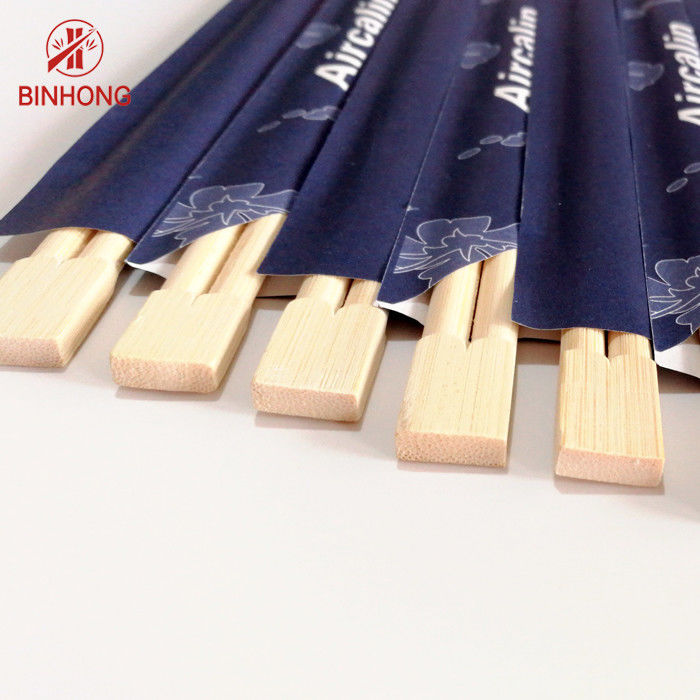 Yarım Kağıt Bambu Yemek Çubukları Paket Servis Tek kullanımlık yemek çubukları Özelleştirmeyi destekler